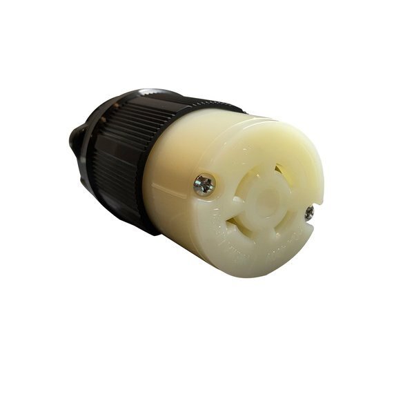 Locking Connector, 20A 125VAC, 3 Pole, 4 Wire, NEMA L16-20C, Starke, Mfr#: STL1620F